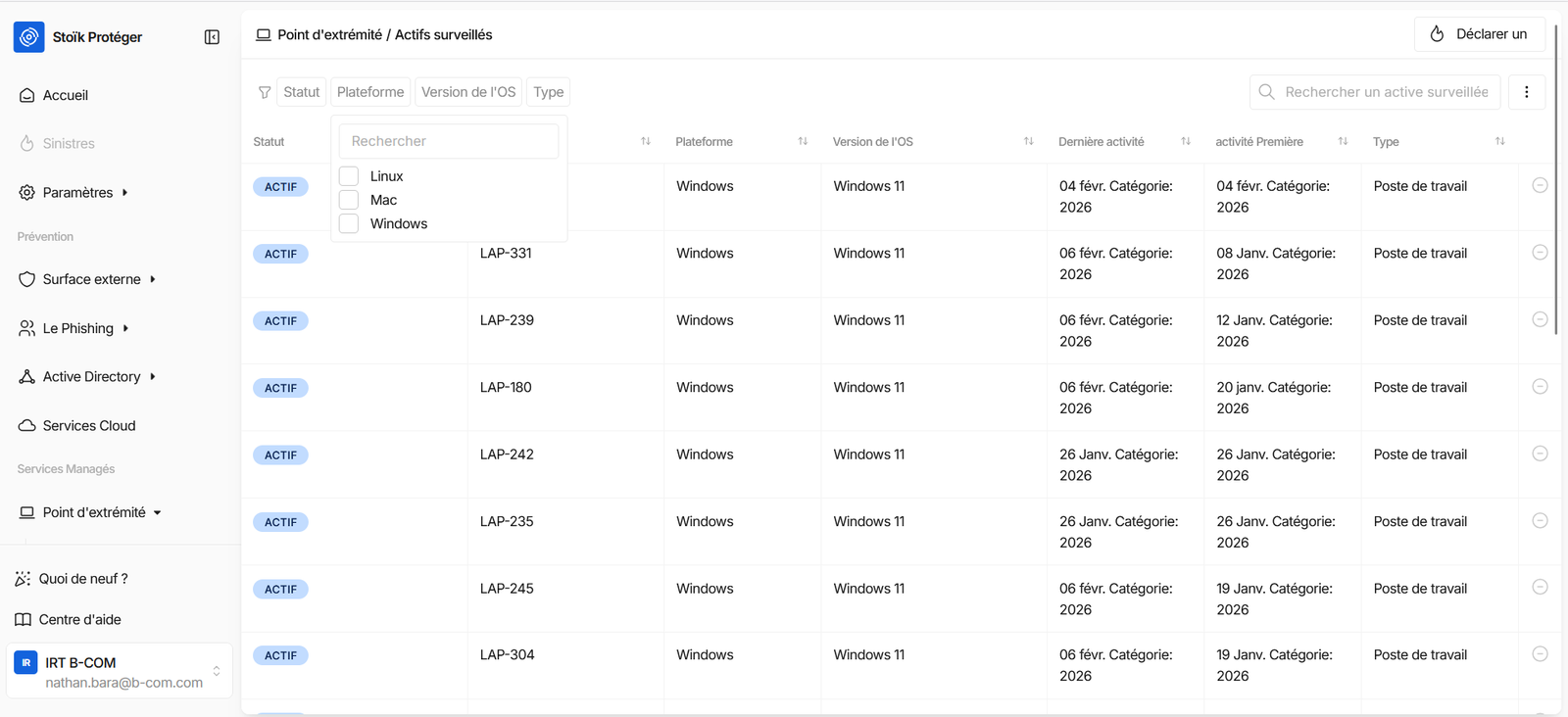 Installation Serveur